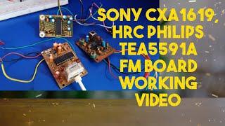 Sony CXA1619, HRC Philips TEA5591A FM Board Working Video Malayalam