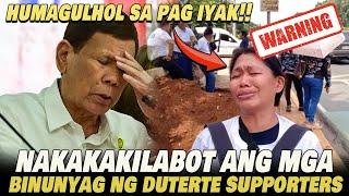 NAKAKAKILABOT ANG BINUNYAG NG ISANG DUTERTE SUPPORTER