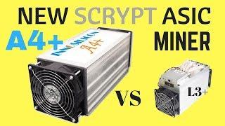 NEW Scrypt (LTC) Asic Miner: Innosilicon A4+ VS Antminer L3+