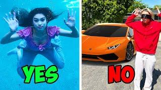 Yes or No Challenge UNDER WATER?