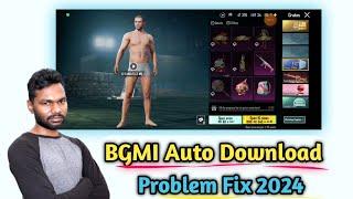 How To Fix Auto Download Problem In BGMI 2024 | Pubg Me Auto Download Problem Kaise Fix Kare 2024