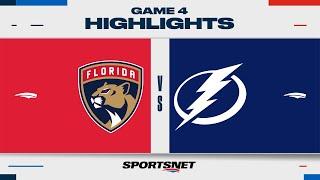 NHL Game 4 Highlights | Panthers vs. Lightning - April 27, 2024