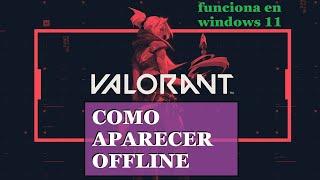 COMO APARECER DESCONECTADO EN VALORANT! (DECEIVE)