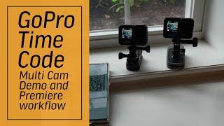GoPro Multi-Camera Timecode Sync - Demo and how to align clips in Premiere Pro