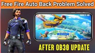 Free Fire Auto Back Problem Thik kaise Kare | Game Automatic Back Home Problem Solved | Free Fire