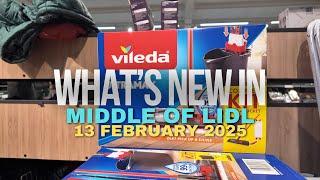 What's New in Middle of Lidl - New Arrivals - 13 February 2025