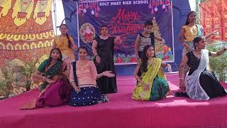 Christmas Dance Class 8 girls of Holy Mary High School Ferozguda Hyd