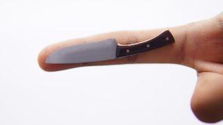 KNIFE MAKING DIY, MINI HUNTING KNIFE