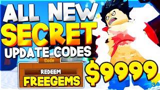 ALL NEW 10 *SECRET GEMS* UPDATE CODES in KING PIECE! (King Piece Codes) ROBLOX