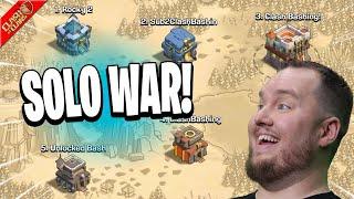 Can I get a Perfect War with TH9-TH13 in a Solo War?! - Clash of Clans