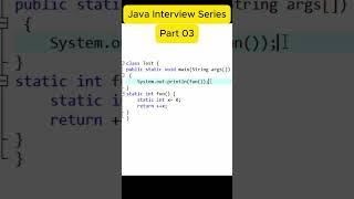 top java interview series 2025 1 Million #javabackend