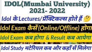 IDOL-Academic Year 2021-22 | New Year Solution to Queries | MU Distance Program details