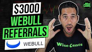 How I Made $3,000+ From Webull Free Stocks | 3 Ways To Get Webull Referals & Free Stocks