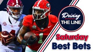 College Football BEST BETS + Georgia-Alabama Picks!  | Driving The Line