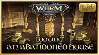 Looting an abandoned house in Wurm Online! (Stream Highlight)