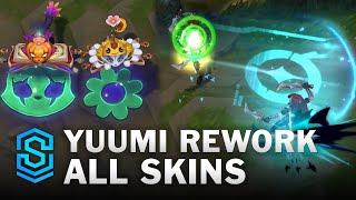 Yuumi REWORK All Skins | League Of Legends