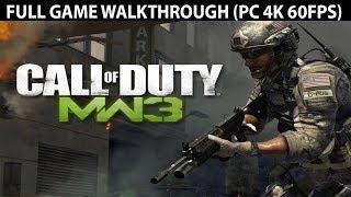 Call of Duty Modern Warfare 3 FULL Game Walkthrough - No Commentary (PC 4K 60FPS)