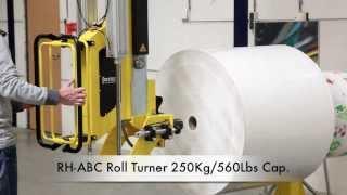 Roll Turner for heavy Roll's 250Kg/560Lbs, Rollenwender, Roll Lifter