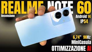 REALME NOTE 60 - NUOVO Budget Smartphone IP54 con Tecnologia RAINWATER Smart Touch!