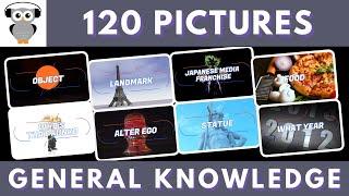 Mega Quiz General Knowledge Quiz Trivia | 120 Pictures Quiz | 8 Rounds | Pub Quiz