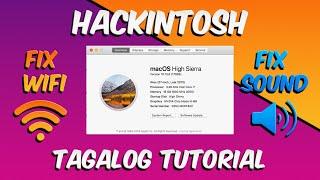 How to create a H4ckintosh macOS HighSierra with WIFI and SOUND fixed