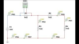 DC Circuits: Demonstration on how to use Multisim