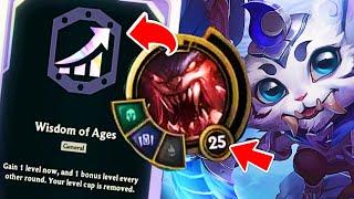 WISDOM OF AGES GNAR IS SUPER OP!!! GOING OVER LEVEL CAP AND GETTING LEVEL 25!!! (League of Legends)