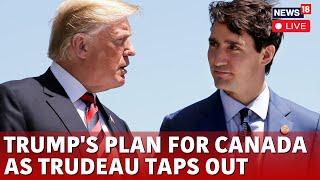 LIVE: Trump Calls For US-Canada "Merger", Hours After Trudeau Resignation | Trump News | N18G