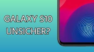 GALAXY S10 ausgetrickst. FINGERABDRUCKSENSOR unsicher?!