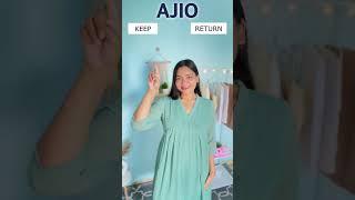 AJIO Keep Or Return  #ajio  #dress #birthdaydress #urbanichaul #ashortaday #shorts #urbanic  #short