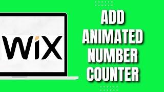 How to Add Animated Number Counter to Wix Website (Easy)
