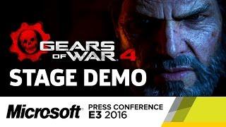 Gears of War 4 Stage Demo - E3 2016 Microsoft Press Conference