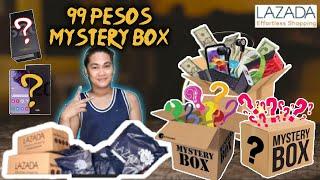 LAZADA MYSTERY BOX UNBOXING WORTH 99 PESOS  ONLY (WIN GADGETS AND MORE) | Gamburaga TV