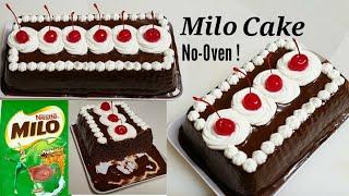 No-Oven MILO CAKE | DIY MILO CAKE  | How to Make Milo Cake at Home