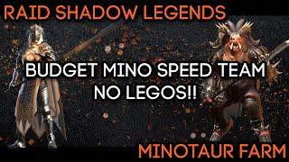 MINOTAUR 15 - BUDGET/F2P Speed Farm (30 Second Runs) - NO Legendary Champs!! | RAID: Shadow Legends