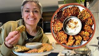 Delicious vegetarian snack ready in 15 minutes | PEA FETA AND MINT FRITTERS | Food with Chetna