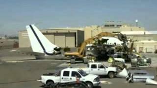 Boeing 707 Demolition Scrap Metal Time Lapse Video - Airliner Destroyed In Under An Hour