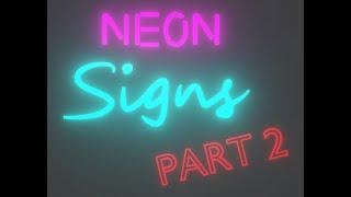 Blender Tutorial - Neon Signs (Method 2 quicker but limited)