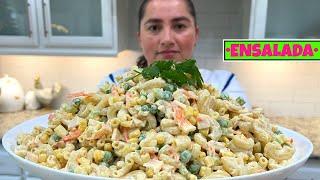 Ensalada de coditos - Receta facil y rapido!