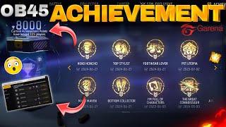 How To Complete New Achievement System Mission In FF After Ob45 new Achivement Mission Kaise Karen