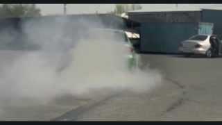 BMW 335i N54 // E92 M3 style (Burn out - slow-motion)