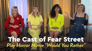 Fear Street Cast Plays Horror Movie "Would You Rather" | POPSUGAR Pop Quiz
