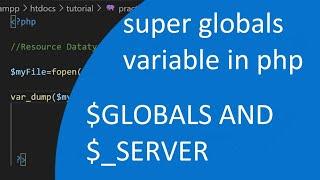 super global variable in PHP