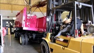 Work Truck West Installs a Pink Demolition Body