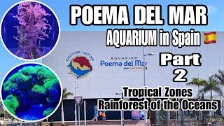 Poema Del Mar | #AQUARIUM in #Spain  | Part 2 | #Tropical Zones - #Rainforest of the #Oceans