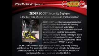 ZEDER LOCK USA SECURITY SYSTEM - TRUCK