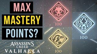 Hitting Level 100 Mastery - Bear, Wolf, Raven - Mastery Points MAX | Assassin’s Creed Valhalla
