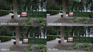 A7IV stabilisation test | Active steadyshot vs Gyroflow vs Catalyst