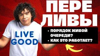 Как работают переливы в Live Good?