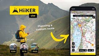 HiiKER - Custom Route Planner Live Demo